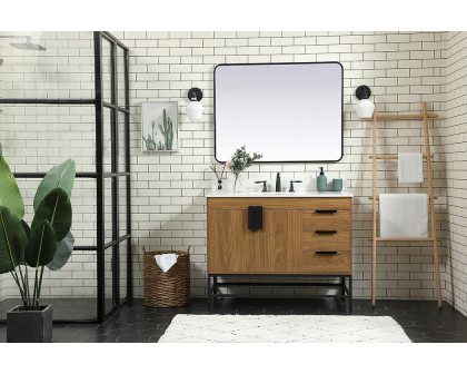 Elegant Bathroom Vanity - Walnut Brown (VF48842WB-BS)