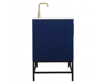 Elegant Bathroom Vanity - Blue (VF48848MBL)