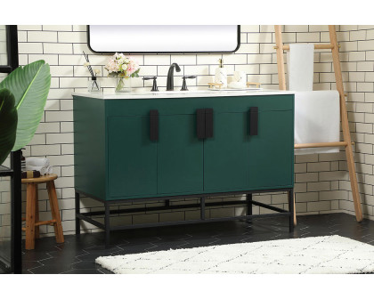 Elegant Bathroom Vanity - Green (VF48848MGN)