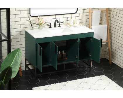 Elegant Bathroom Vanity - Green (VF48848MGN)