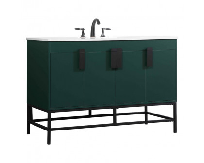 Elegant Bathroom Vanity - Green (VF48848MGN)