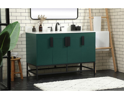 Elegant Bathroom Vanity - Green (VF48848MGN-BS)