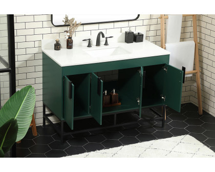 Elegant Bathroom Vanity - Green (VF48848MGN-BS)