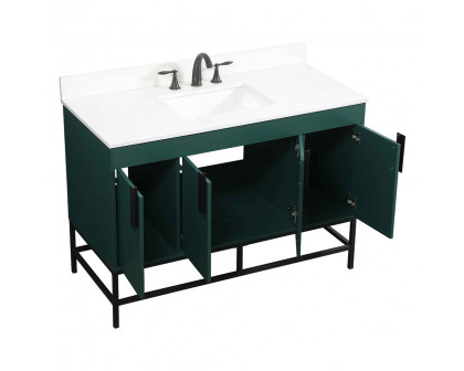 Elegant Bathroom Vanity - Green (VF48848MGN-BS)