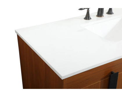 Elegant Bathroom Vanity - Teak (VF48848MTK)