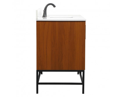 Elegant Bathroom Vanity - Teak (VF48848MTK-BS)