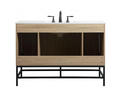 Elegant Bathroom Vanity - Mango Wood (VF48848MW)