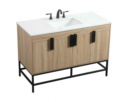 Elegant Bathroom Vanity - Mango Wood (VF48848MW)