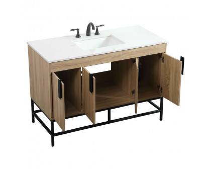 Elegant Bathroom Vanity - Mango Wood (VF48848MW)