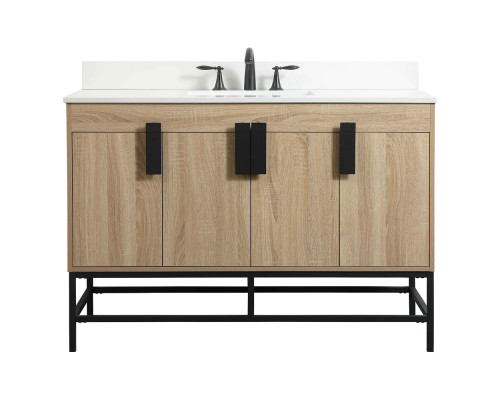 Elegant Bathroom Vanity - Mango Wood (VF48848MW-BS)