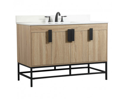 Elegant Bathroom Vanity - Mango Wood (VF48848MW-BS)