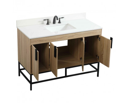 Elegant Bathroom Vanity - Mango Wood (VF48848MW-BS)