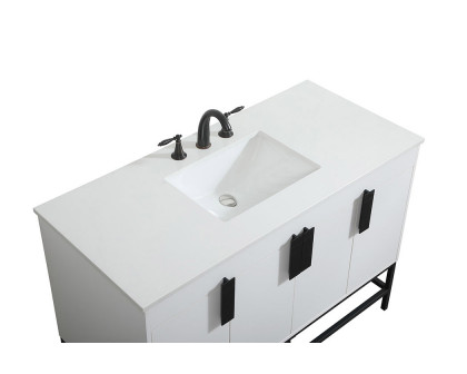 Elegant Bathroom Vanity - White (VF48848MWH)