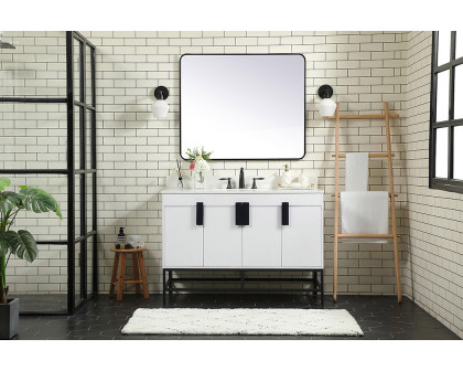 Elegant Bathroom Vanity - White (VF48848MWH-BS)