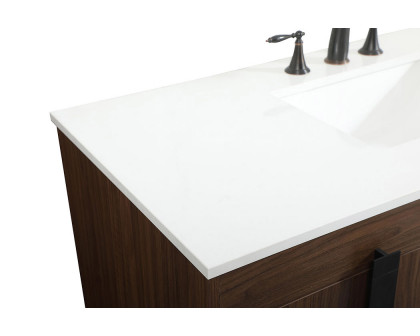 Elegant Bathroom Vanity - Walnut (VF48848MWT)