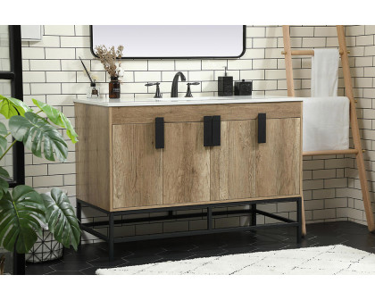 Elegant Bathroom Vanity - Natural Oak (VF48848NT)