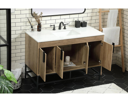 Elegant Bathroom Vanity - Natural Oak (VF48848NT)