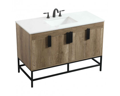 Elegant Bathroom Vanity - Natural Oak (VF48848NT)