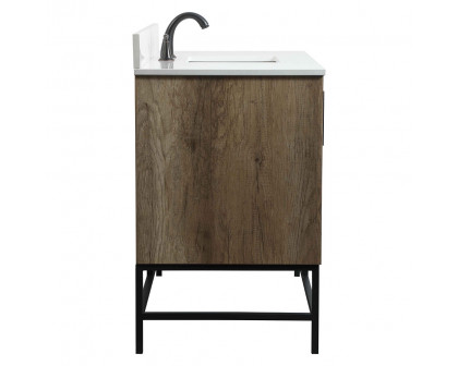 Elegant Bathroom Vanity - Natural Oak (VF48848NT-BS)