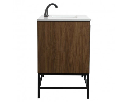 Elegant Bathroom Vanity - Walnut Brown (VF48848WB)