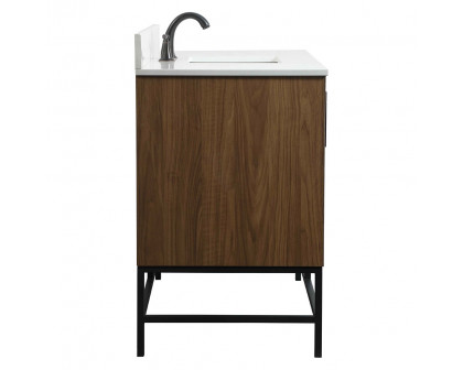 Elegant Bathroom Vanity - Walnut Brown (VF48848WB-BS)