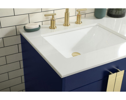 Elegant Bathroom Vanity - Blue (VF48860DMBL)