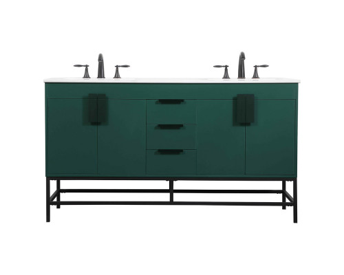 Elegant Bathroom Vanity - Green (VF48860DMGN)