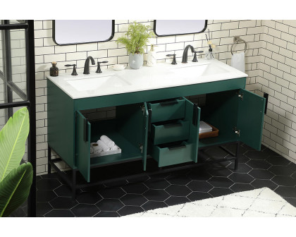 Elegant Bathroom Vanity - Green (VF48860DMGN)