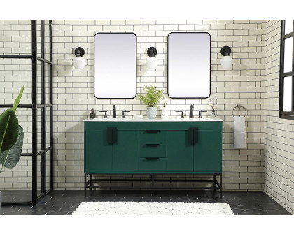 Elegant Bathroom Vanity - Green (VF48860DMGN)