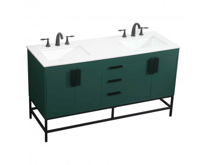 Elegant Bathroom Vanity - Green (VF48860DMGN)