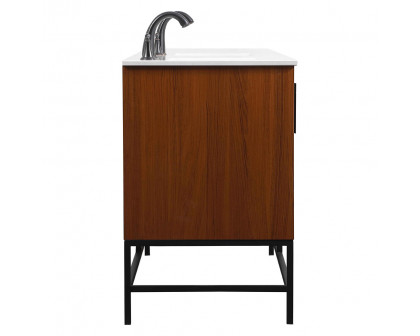 Elegant Bathroom Vanity - Teak (VF48860DMTK)