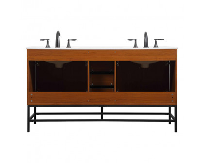 Elegant Bathroom Vanity - Teak (VF48860DMTK)