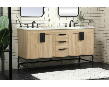 Elegant Bathroom Vanity - Mango Wood (VF48860DMW)