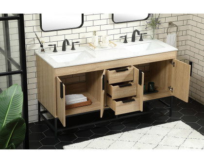 Elegant Bathroom Vanity - Mango Wood (VF48860DMW)