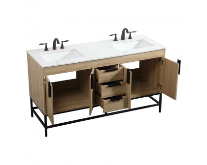 Elegant Bathroom Vanity - Mango Wood (VF48860DMW)