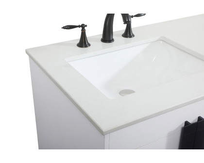 Elegant Bathroom Vanity - White (VF48860DMWH)