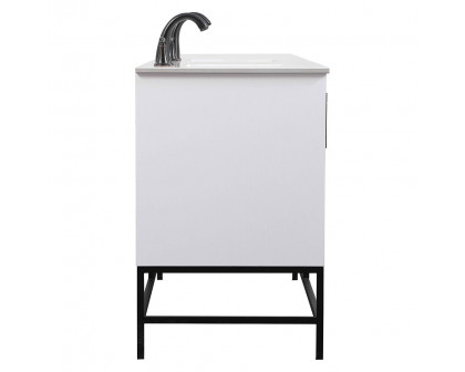 Elegant Bathroom Vanity - White (VF48860DMWH)