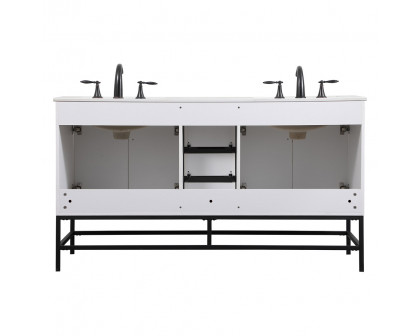 Elegant Bathroom Vanity - White (VF48860DMWH)