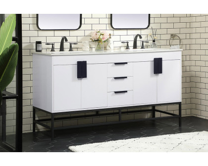 Elegant Bathroom Vanity - White (VF48860DMWH)