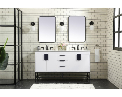 Elegant Bathroom Vanity - White (VF48860DMWH)