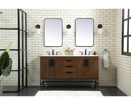 Elegant Bathroom Vanity - Walnut (VF48860DMWT)