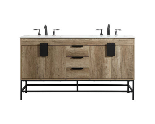 Elegant Bathroom Vanity - Natural Oak (VF48860DNT)