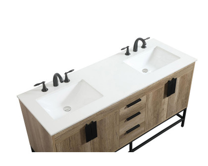 Elegant Bathroom Vanity - Natural Oak (VF48860DNT)