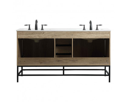 Elegant Bathroom Vanity - Natural Oak (VF48860DNT)