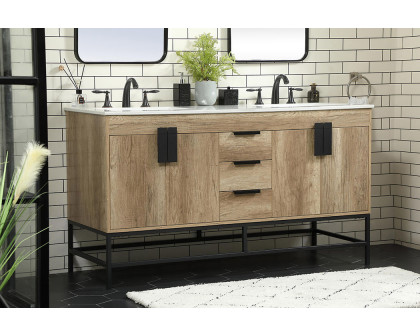 Elegant Bathroom Vanity - Natural Oak (VF48860DNT)