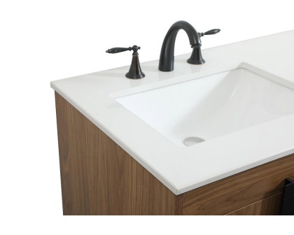 Elegant Bathroom Vanity - Walnut Brown (VF48860DWB)