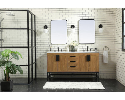 Elegant Bathroom Vanity - Walnut Brown (VF48860DWB)