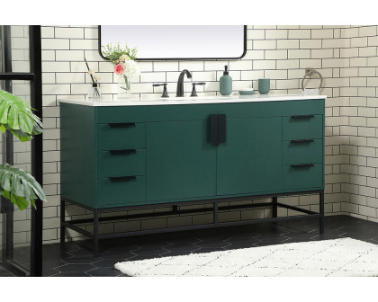 Elegant Bathroom Vanity - Green (VF48860MGN)