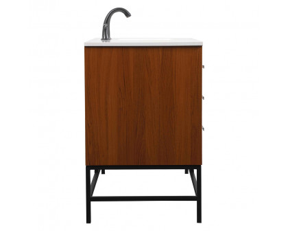 Elegant Bathroom Vanity - Teak (VF48860MTK)