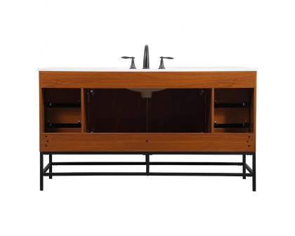 Elegant Bathroom Vanity - Teak (VF48860MTK)